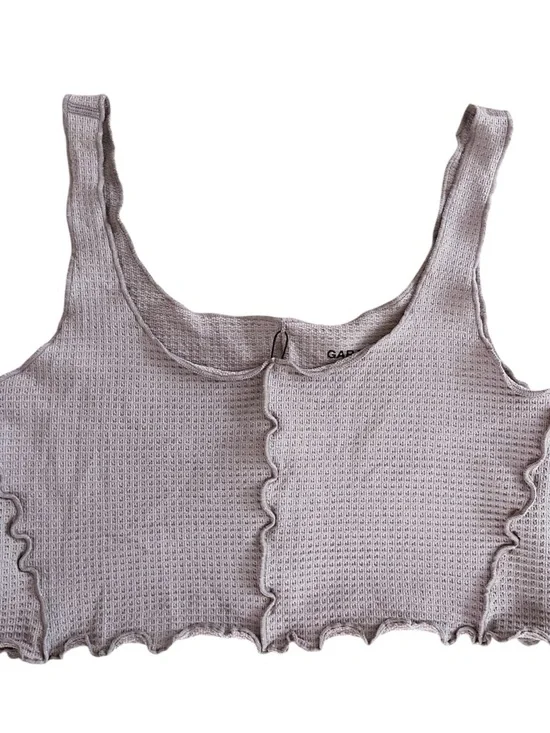 Garage NWT Super Soft Brown Taupe Crop Top Women’s Size Medium - Picture 5 of 5